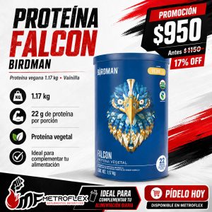 Falcon Proteína Birdman 1.17kg – Proteína Vegana de Origen Vegetal