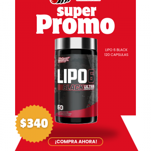 LIPO 6 BLACK 120 CAPS NUTREX