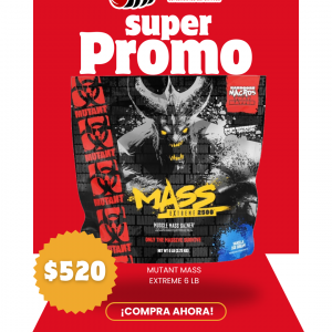 MUTANT MASS EXTREME 2500 6 LB