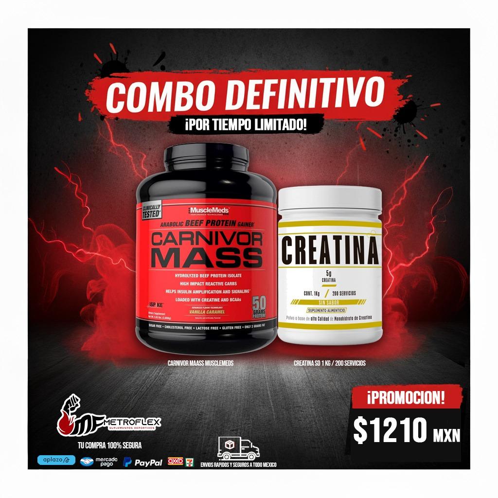 COMBO (CARNIVOR MASS 5 LBS+CREATINA SD 1 KG)