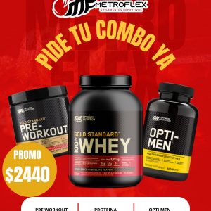 COMBO (GOLD STANDARD PRE WORKOUT 30 SERV ON+ GOLD STANDARD WHEY 5 LBS ON+ OPTI MEN 90 CAPS ON)