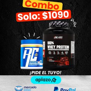COMBO CREATINA XS 120 SERV + WHEY INLABS PROTEIN 5 LBS