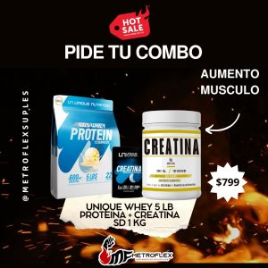 UNIQUE WHEY PROTEIN 5 LBS+CREATINA SD 1KG