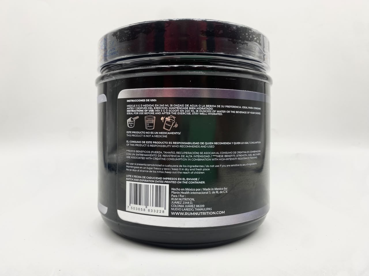 PRIME 100% CREATINE 100 SERV RUM NUTRITION - Imagen 3