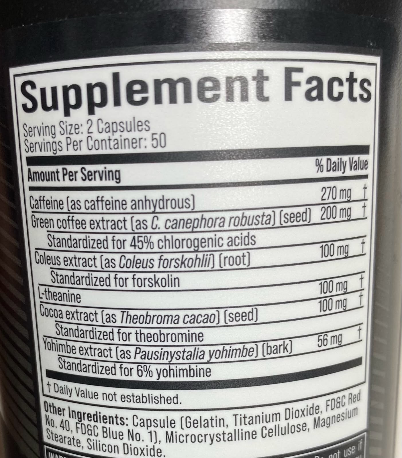 COMBO HYDROXYCUT ELITE HARDCORE 100 CAPS+CLA 1250 90 CAPS GAT - Imagen 3